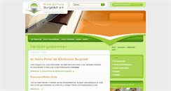 Desktop Screenshot of bibelburg.de
